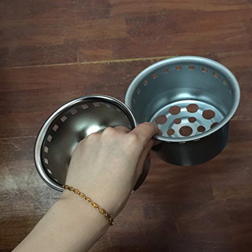 Forfar Fornello da campeggio portatile in acciaio