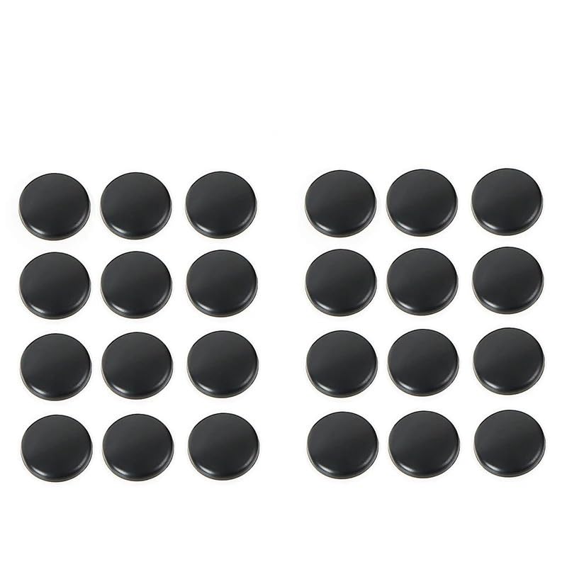 24Pcs Universal Car Door Lock Screw Protector Sticker Cover Cap Anti-Rust Accessories Trim Screws Covers