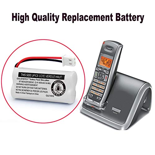 GEILIENERGY Replacement Battery BT166342 / BT266342 BT183342/BT283342 BT166342/BT266342 Compatible for Cordless Telephones CS6114 CS6419 CS6719 EL52300 CL80111(Pack of 2) - Thumbnail 7