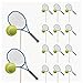 Lot de 14 décorations de raquette de tennis et balle pour fête d'anniversaire