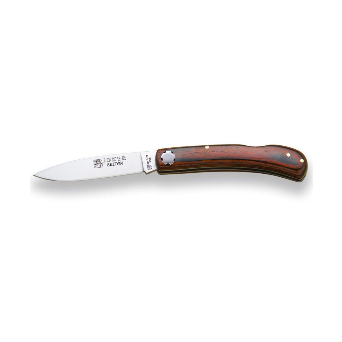 Navaja Marinera Madera Hoja 6,5 Cm Para Caza, Pesca, Camping, Outdoor, Supervivencia Y Bushcraft Albainox 18189 + Portabotellas De Regalo