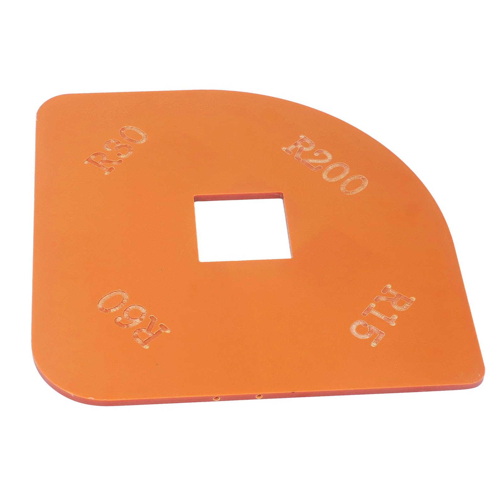 Radius Jig Router Schablone R15 R30 R60 R200 Abgerundete Ecken Locator Eckradius Anleitung Zum Schneiden von Schränken und Holzarbeiten