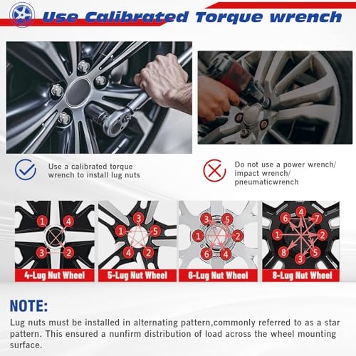 Image of M12x1.5 Wheel Lug Nuts Set,20pcs Stainless Steel Extended Tuner Nuts，50mm Length 19mm Hex，Conical Seat Fits The Honda Civic,Jeep Compass, Honda Accord, Chevy Malibu,Ford Escape