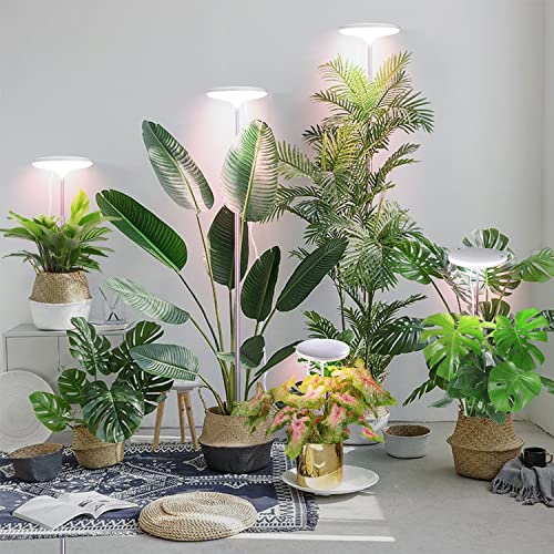 J&C Umbrella Plus Grow Light, 6Ft Height Adjustable, Full Spectrum Herb Garden With 11Ft Long Cord, 8/12/16H Automatic Timer, 5-Level Brightness, Plant Light For Indoor Large Plants Like Paradise #TOP4