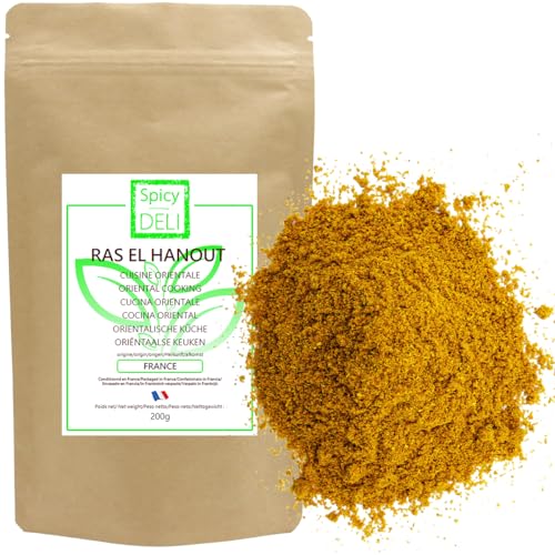 « Ras El Hanout' amarillo 200g / Mezcla de Especias típicas árabes y Orientales ¡Calidad Superior !