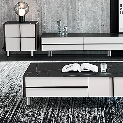 Anwenk Updated Stainless Steel Furniture Legs 4 Inches Kitchen Adjustable Feet Cabinet Legs Desk Table Legs Sofa Legs 2" Dia 4Pack(100 Mm) #TOP1