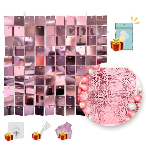 Catálogo para Comprar On-line Deco Pvc , listamos los 10 mejores. 47 PANEL DECORATIVO Deco PVC 4d Eco Clásico Shimmer Wall 24pz 30 * 30cm Lentejuela (Rosa Gold)