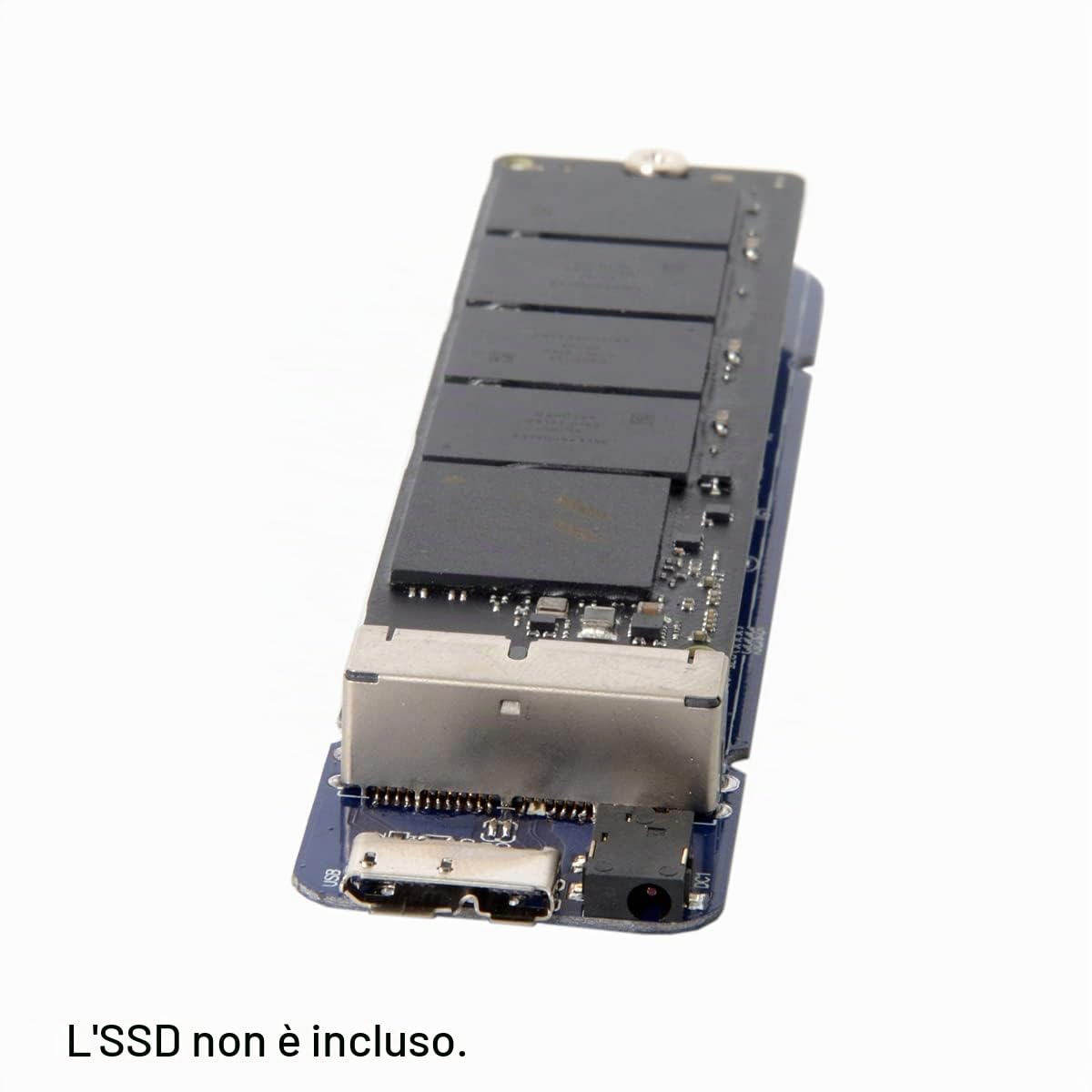 Cablecc Tipo-C USB-C a 16+12 Pin Mobile Box HDD Enclosure per MAC Air Pro 2013 2014 2015 2016 2017 SSD Custodia Portatile