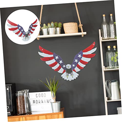 IMIKEYA-American-Eagle-Wall-Decoration-Retro-Wall-Art-Us-Flag-Wall-Art-Flag-Decor-Patriotic-Eagle-Wall-Art-Patriotic-Country-Wall-Art-Metal-Decor-Decoration-Iron-Statue-Animal IMIKEYA American Eagle Wall Decoration Retro Wall Art Us Flag Wall Art Flag Decor Patriotic Eagle Wall Art Patriotic Country Wall Art Metal Decor Decoration Iron Statue Animal