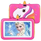 Kids Tablet,7 inch Android 9.0 Kids Edition Tablet with WiFi,GMS Certified, 2GB+16GB Tablet for Kids,Children Tablet with Parental Control, Kids-Proof Case
