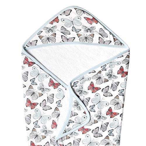 Image of Premium Knit Hooded Bath Towel with Terry Cloth Interior "Dot" by Copper Pearl