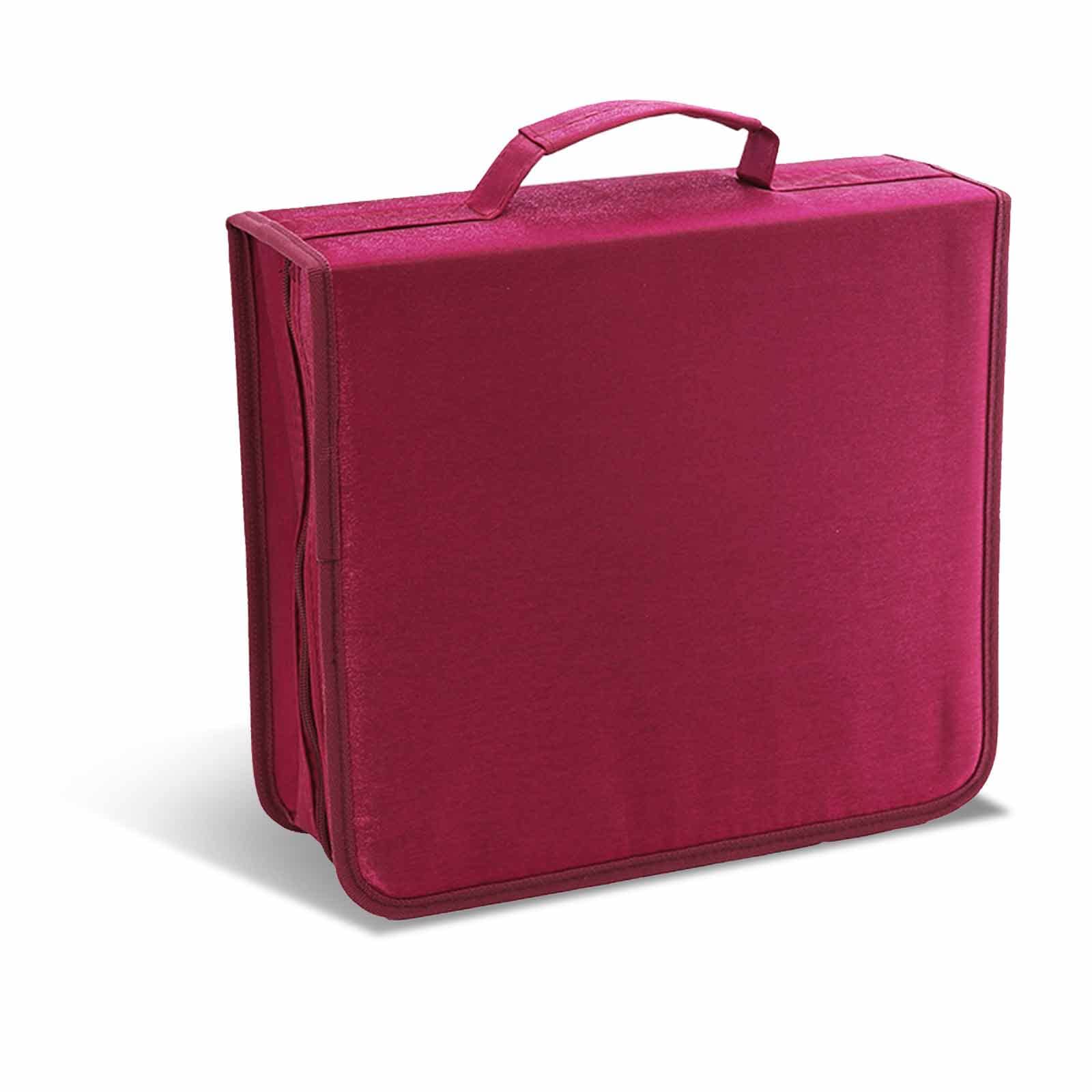 Etui na płyty CD, DVD, 400 pojemności, organizer na DVD, przenośny segregator z portfelem CD, pojemność CD/DVD, portfel, przechowywanie, uchwyt (400)