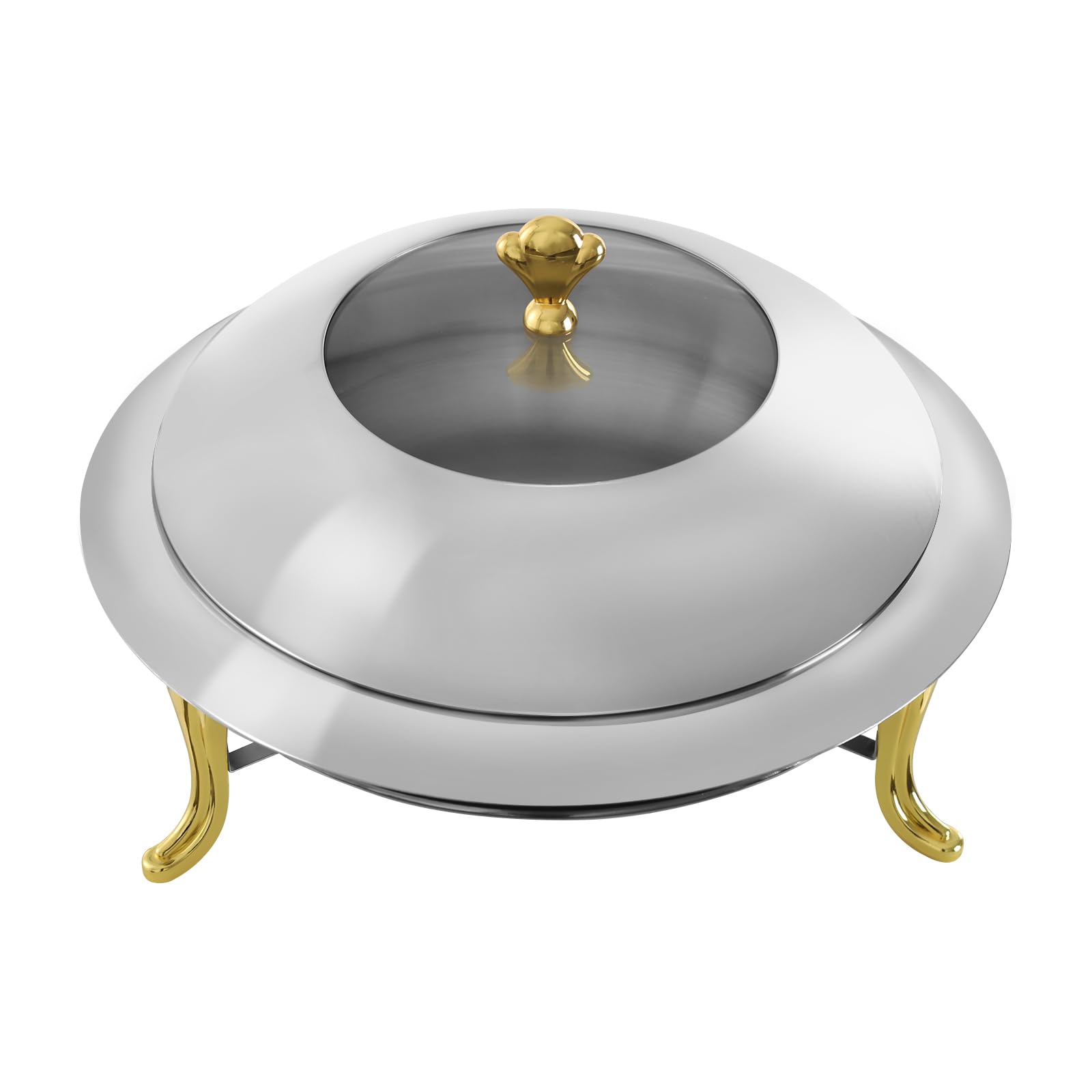 Chafing Dish rotondo Chafing Dishes per buffet in acciaio inox per ogni festa, scaldavivande in acciaio inox Chafing Dish rotondo