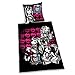 Produktbild Herding 442724050412 Bettwäsche Monster High, Kopfkissenbezug: 80 x 80 cm und Bettbezug: 135 x 200 cm, 100 % Baumwolle, Renforce