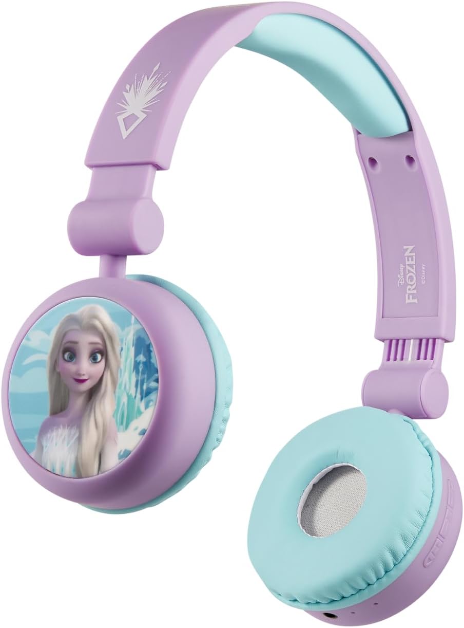 Disney Frozen Bluetooth Wireless Stereo Headphone upto 12 hours Playtime, Works with Google and Siri, Built in Microphone