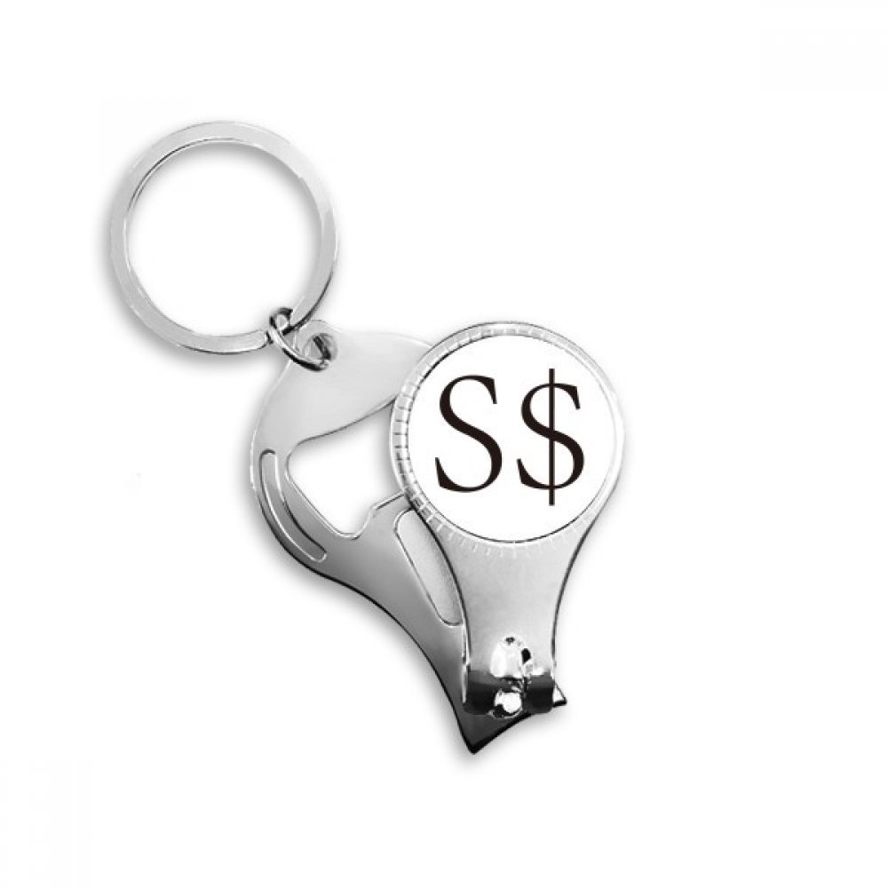 Porte-clés dollar de Singapour idée cadeau originale avec fonctions utiles de poche