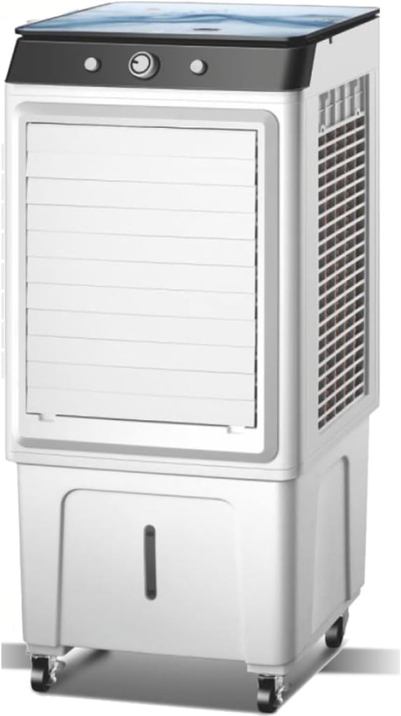 SXXAZLDP Portable Air Conditioner Evaporative Cooler, 45L Tank Windowless AC Unit, Quiet Oscillating Fan for Indoor Outdoor