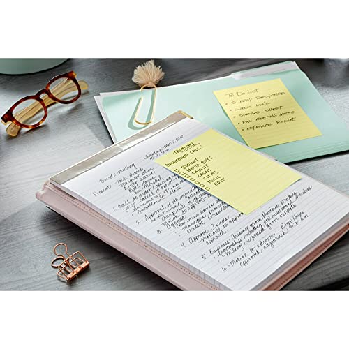 Post-it Notes, 4 x 6 in, The Iconic Canary Yellow Note, 12 Pads - image 2
