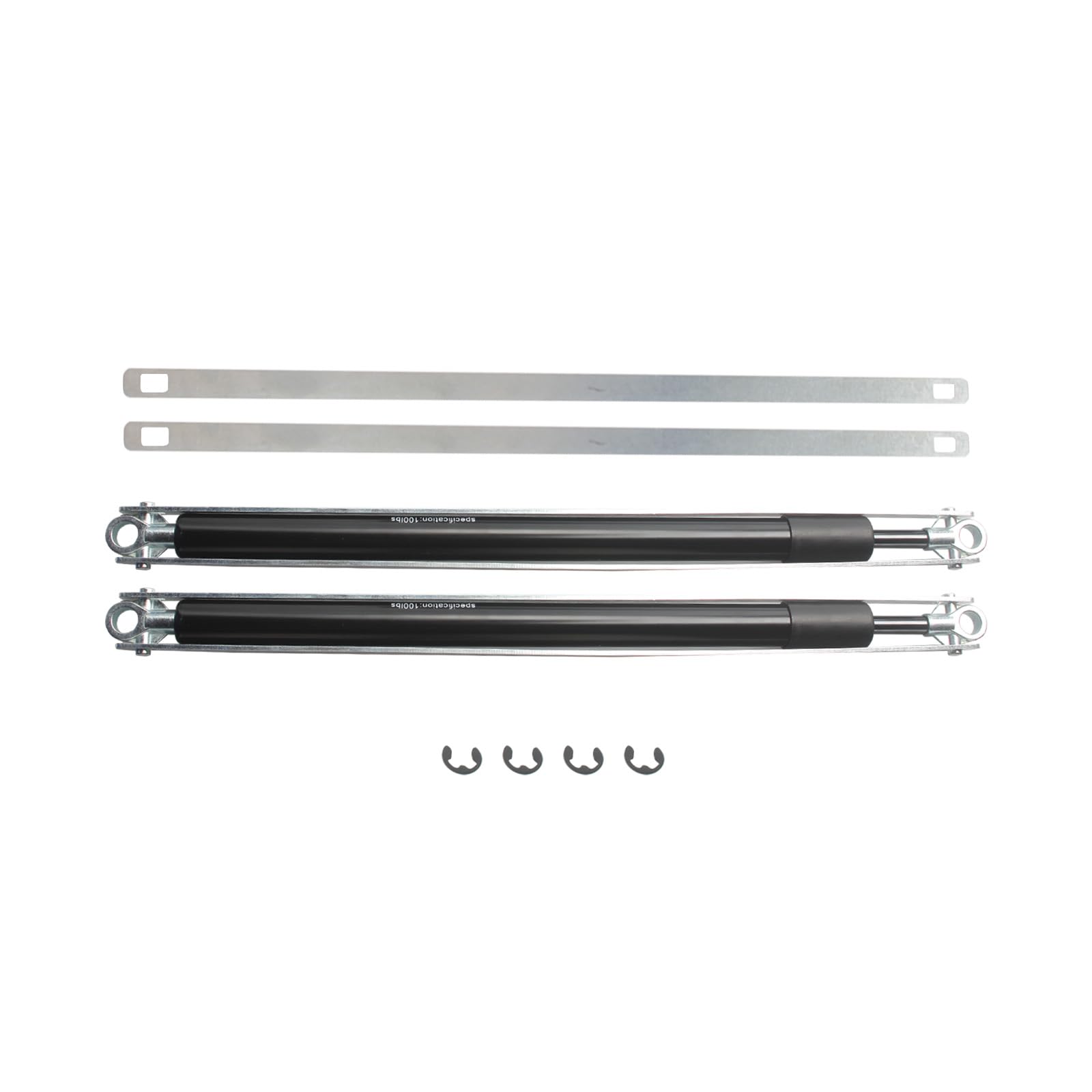 seork 36-80 Attic Ladders Standard Strut Kit (1 Pair) Fits for Werner Aluminum Attic Ladders AH2210, AH2210B, AH2210K, AH2210CA, AH2510, AH2510B, AH2510K, AH2512, AL2210 Attic Staircase Accessories