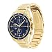 Imagen de Tommy Hilfiger Reloj Analógico de Cuarzo Multifunción para Hombre con Correa de Acero Inoxidable de Color Dorado