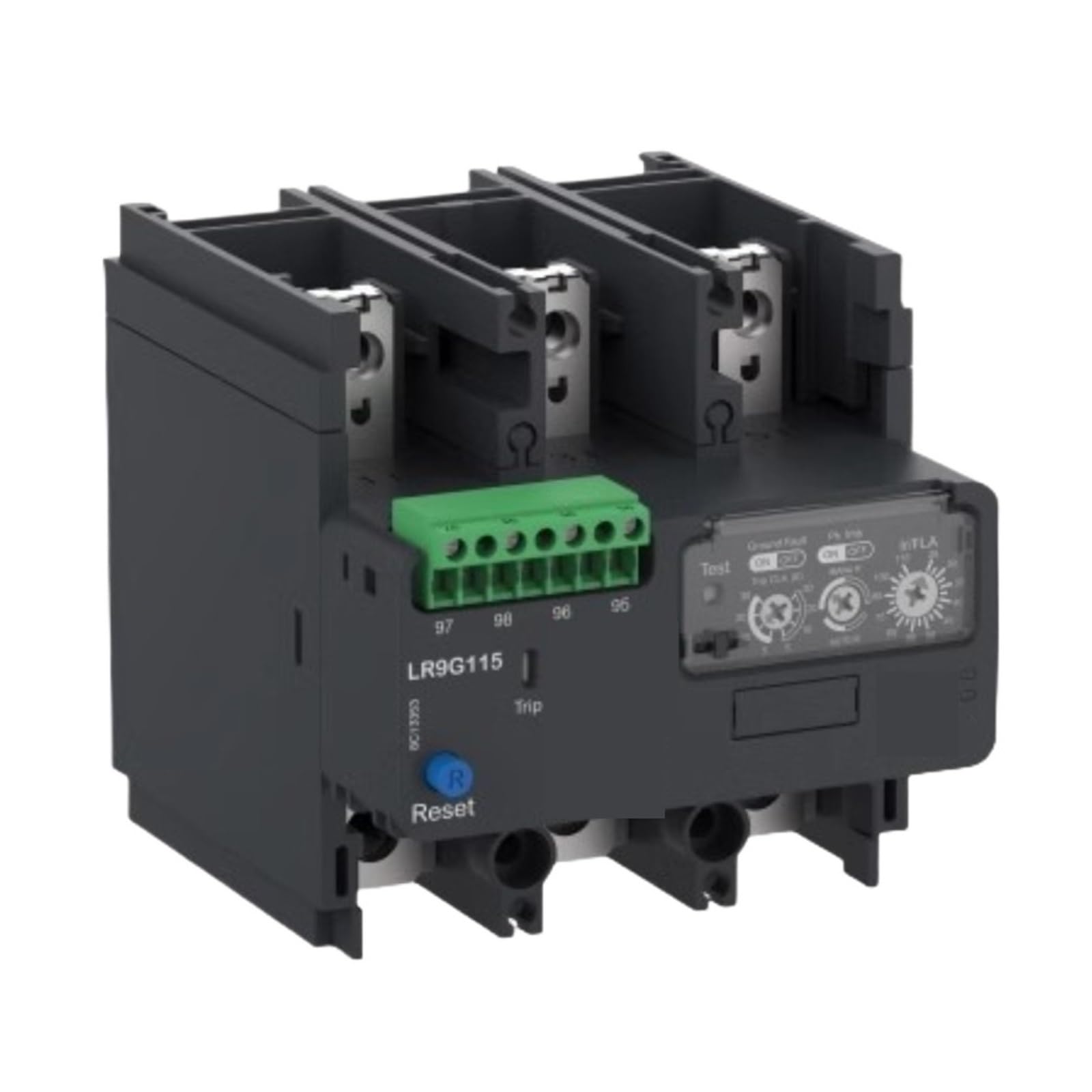 Relais thermique LR9G115C électronique haute performance triphasé