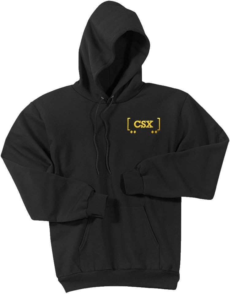 CSX boxcar Logo Embroidered Pullover Hoodie Sweatshirt [222]