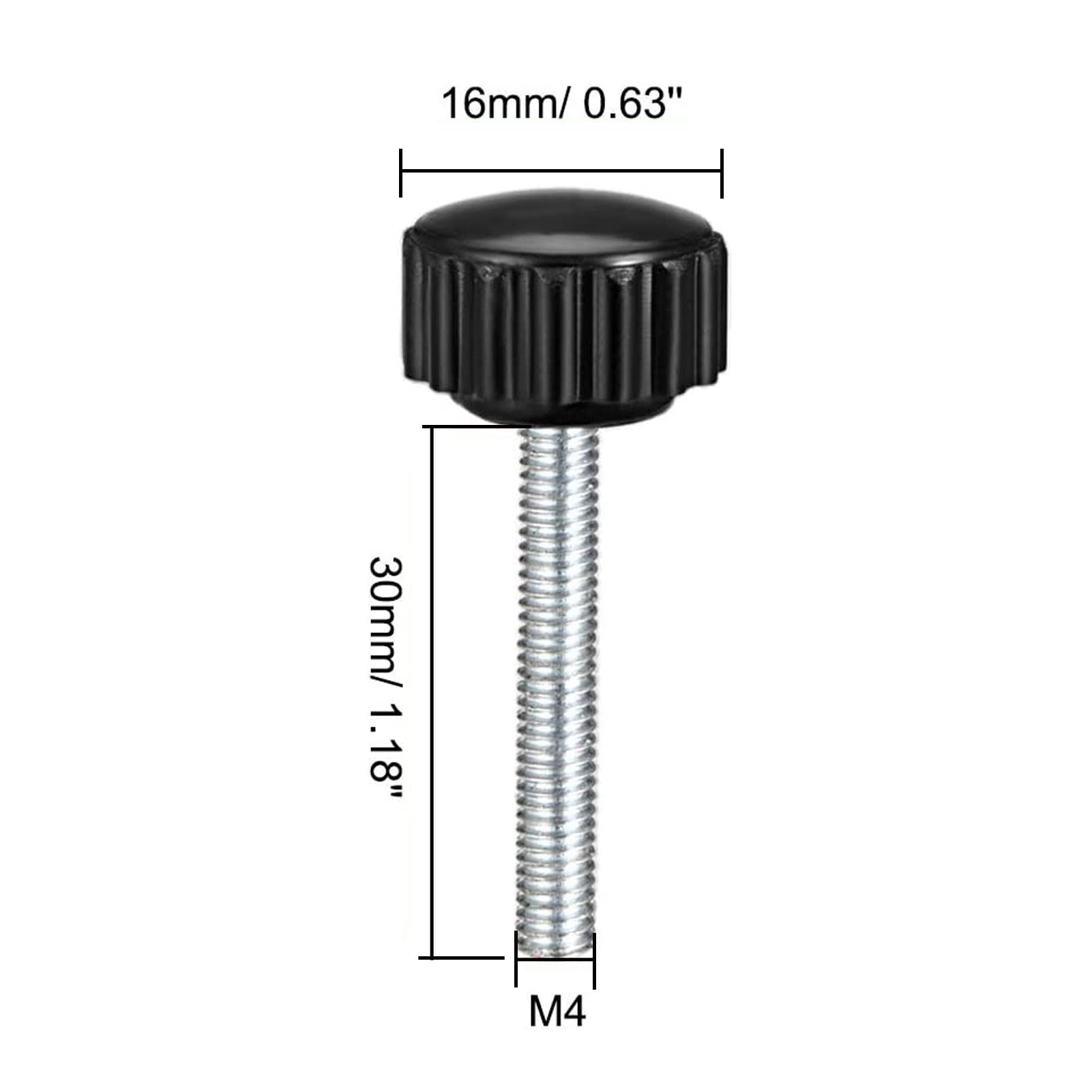 MACHSWON Knurled Clamping Knobs Grip Thumb Screw on Type for Saw Drill Press - Image 2