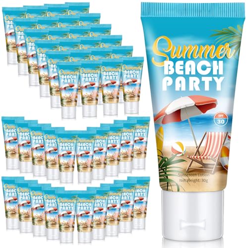 Dansib 72 Pcs Mini Sunscreen Bulk for Summer Party Wedding