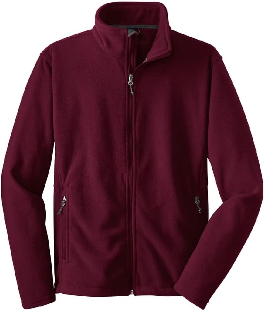 Joe's USA Mens Soft Midweight Fleece Jackets in Regular, Big & Tall