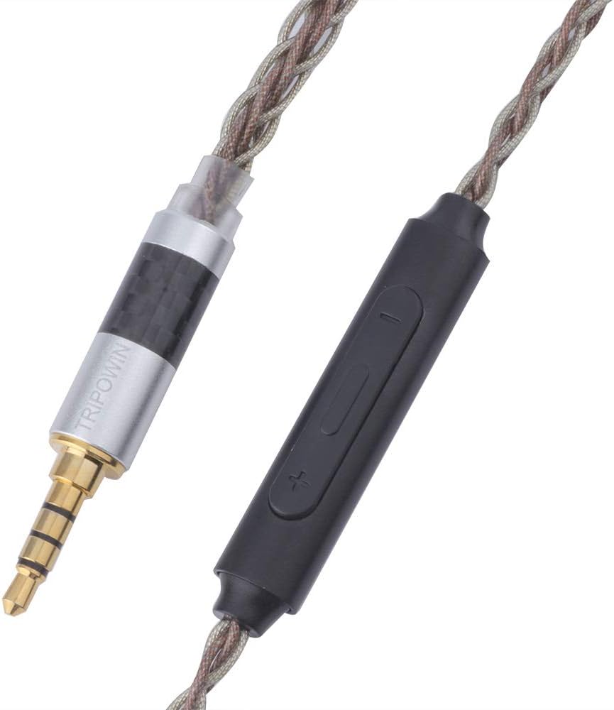 Amazon.com: Linsoul TRIPOWIN C8 8-Core Silver Copper Foil Braided