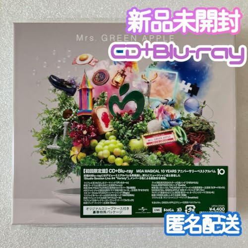 Blu-ray　Mrs.GREEN APPLE　4枚セット Amazon.co.jp: 【限定盤 Blu-ray】Mrs. GREEN APPLE 10