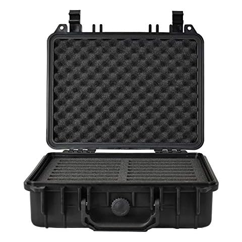 SiForce Hard Drive Rugged Transport Case, Protect Hard Drives (ES16, 16 x External Slim Drives) Cover