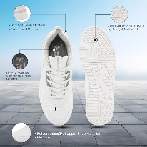 Image of Red Tape Lifestyle Sneaker Shoes for Men | Elegantly Rounded Front, Soothing Insole & Impact-Resistant Comfort
