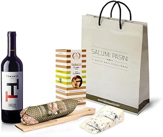 Kit aperitivo "L'E' on Gran Milan" Salumi Pasini® | Regalo gastronomico con prodotti tradizionali italiani | In sacchetto regalo
