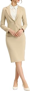 Allegra K womens 2 Piece Suit Skirt Set Business