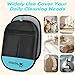 NSVNSV Pet Hair Removal Glove for Dog and Cat, Reusable Pet Hair Remover, Magic Brush Pet Hair Removal Tool, Pet Grooming Gloves for Couch, Clothing, Carpet, Furniture, Car Seats, Blue, 1pcs