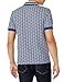 Lacoste Men's Short Sleeve Classic Fit Allover Monogram Polo Shirt, Methylene Blue/Farine, 4X-Large