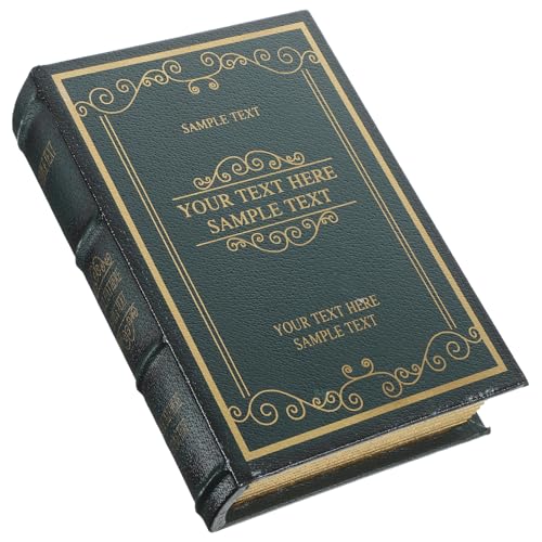 Piccoli libri decorativi: con un design dall'aspetto antico e retrò, l'arredamento decorativo del libro di simulazione è unico ed elegante, un oggetto di scena per foto di libri finti