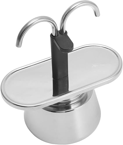 Miniatura 3 de 2 tazas 100ML olla doble acero inoxidable moca cafetera italiana DIY conducto cafetera
