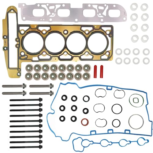 Image of Head Gasket Set Cylinder Head Bolts for GMC 2010-2017 Equinox for Chevy Malibu Terrain for Buick Regal Lacrosse 2.4L 145cid 2384cc DOHC L4 HS26517PT