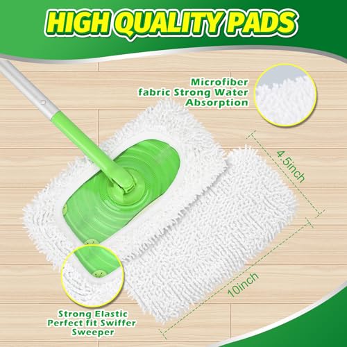 4-Pack-Reusable-Microfiber-Mop-Pads-Compatible-with-Swiffer-Sweeper-Dry-Sweeping-Cloths-Wet-Pad-Refills-for-Wet-Dry-Washable-Pads-Refills-for-Household-Cleaning-Mop-is-not-Included