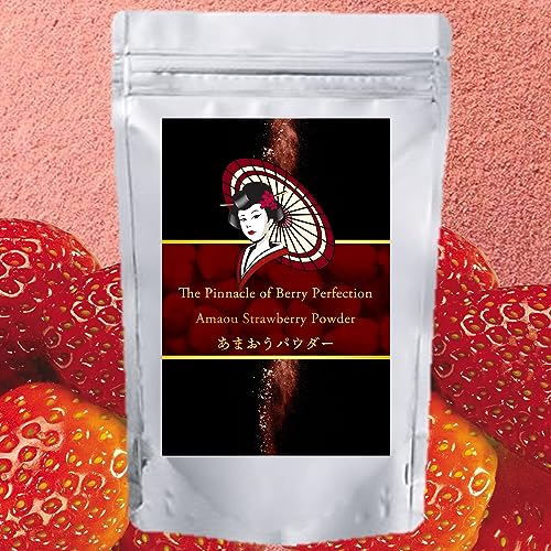 100g  Y BY Y [ ܂   pE_[ ]  (Mukoh Matcha) Japan Fukuoka non sugar Amaou Strawberry Powder (100g)