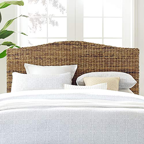 Crosley Furniture Serena Handwoven Natural Fiber Rattan Bed Headboard, Banana Leaf, King - Image 6