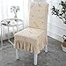 mangege Fodera per Sedia a casa Semplice Set di Cuscini per Sedia Pass per Sedia Elastica Fodera per Sedia da Hotel Fodera per Tavolo da Pranzo Fodera per Tavolo da Pranzo 3 (Quattro caricate)