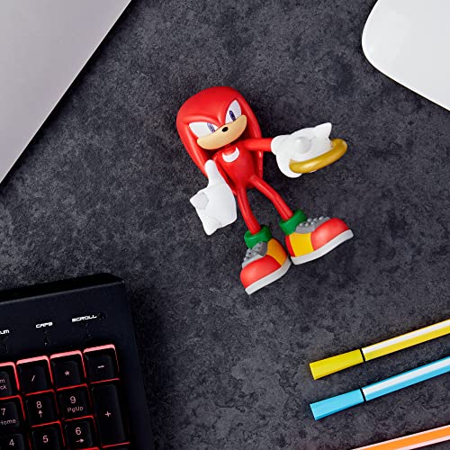 Sonic The Hedgehog Action Figure Toy – Knuckles Figure with Sonic, Knuckles, Amy Rose, and Shadow Fi