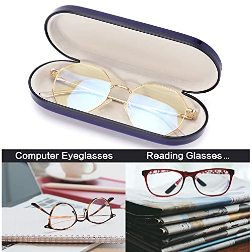 Image of Vemiss Hard Shell Eyeglass Cases, Lightweight Portable Glasses Case for Women Men