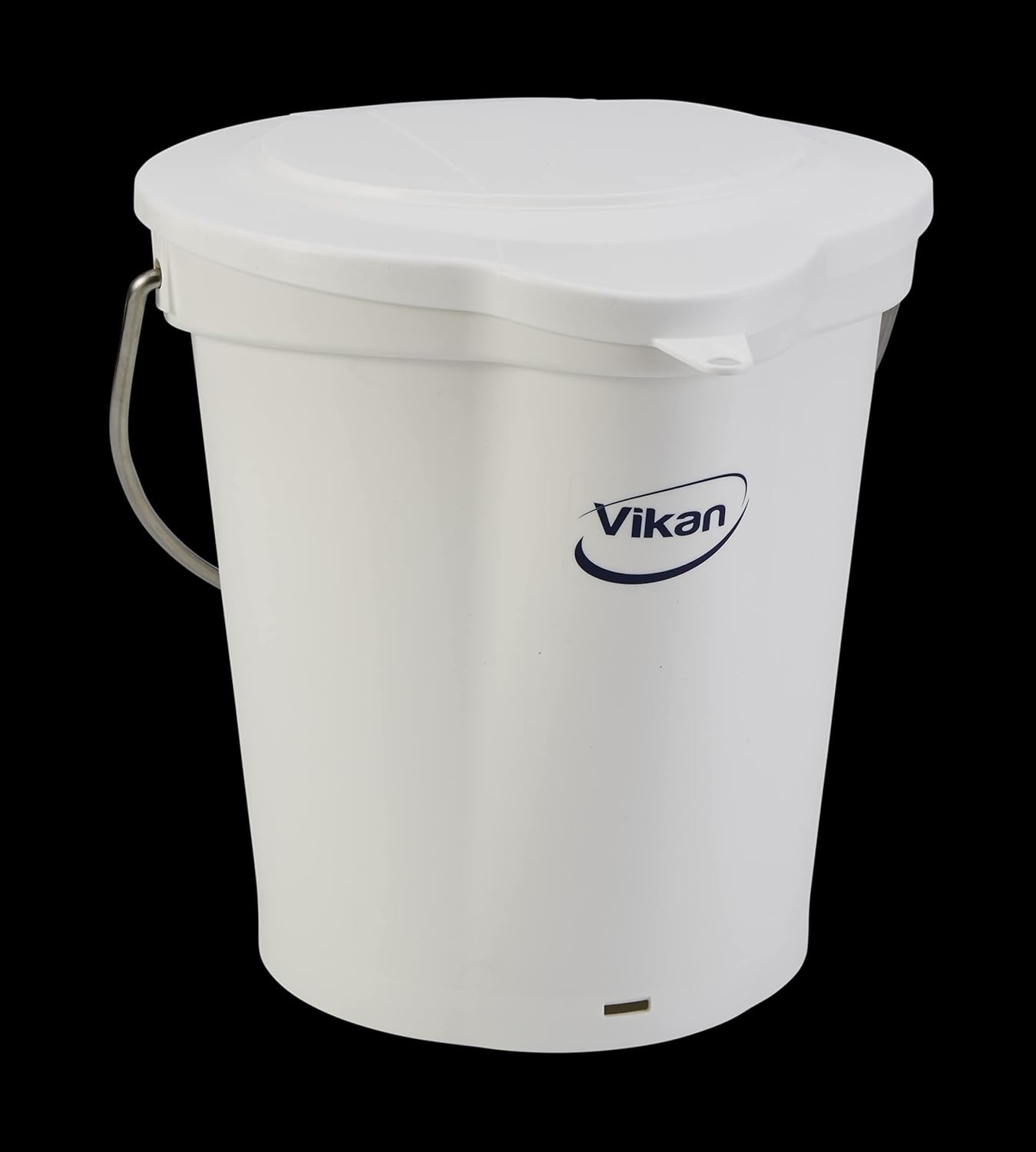 Vikan 56865 Pail,3 gal.,PP/SS,White