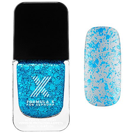 Formula X Xplosives Top Coats (Nail Polish) Crash - Turquoise Confetti