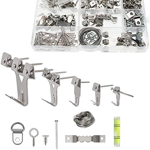 282Pcs Picture Hooks For Hard Walls, Picture Hanging Kit Heavy Duty Picture Hang | UK - View #8