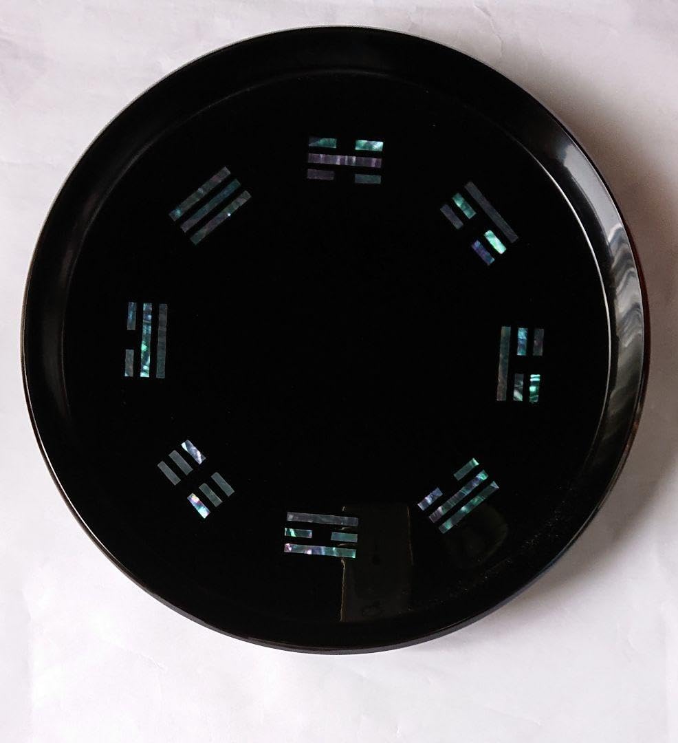 茶道具 八卦盆 真塗 木製漆 青貝螺鈿 平安象彦 茶道具 八卦盆 真塗 木製漆 青貝螺鈿 平安象彦